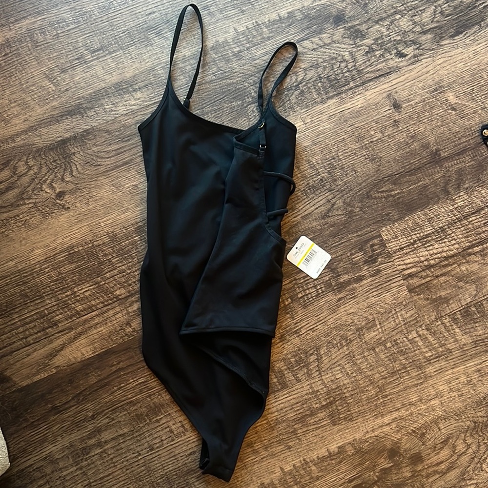 Free People Basique Bodysuit in Black - Medium - NWT